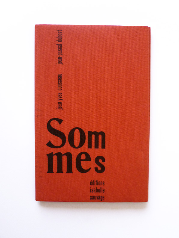 Sommes Edition Isabelle Sauvage