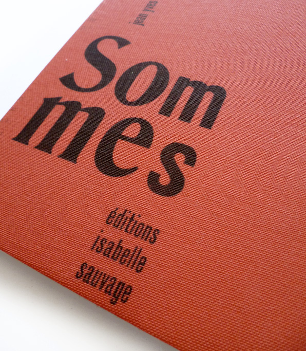 Sommes Edition Isabelle Sauvage